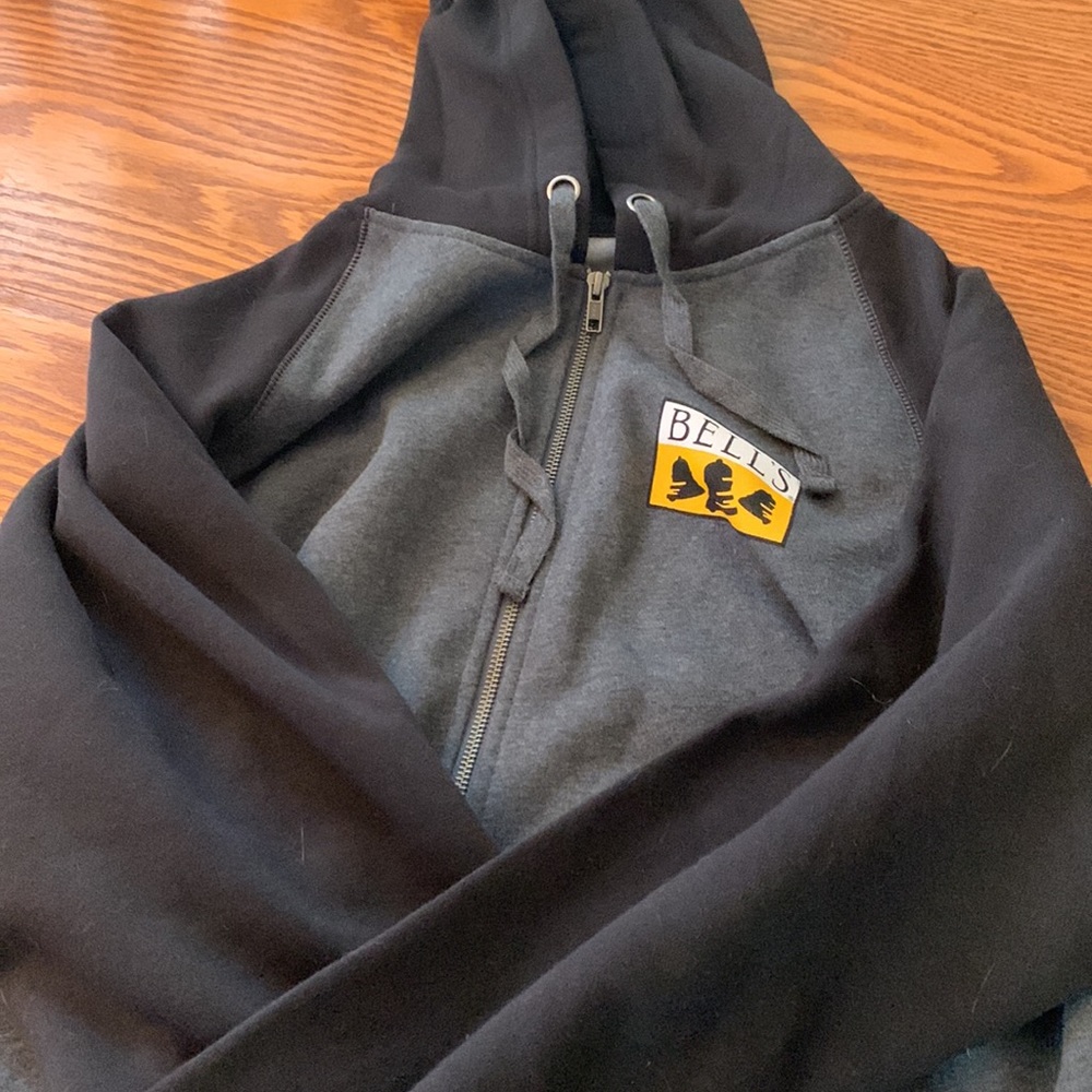 Sport-tek zip up Bell’s Brewery hooded sweatshirt - Picture 6 of 6